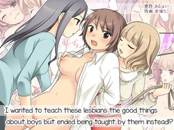 [Amuai Okashi Seisakusho (Amuai, Kuratsuka Riko)] Leskko ni Otoko no Yosa o Oshieyou to Shitara Nyotaika Choukyou Sareta Ore | I wanted to teach these lesbians the good things about boys but ended being taught by them instead!? [English] [xinsu]