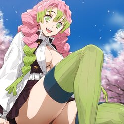 [Cyber-Wifu11] Mitsuri Kanroji (Kimetsu no Yaiba) (AI Generated)