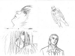 Texhnolyze (sketches and storyboard), Production Material. 2