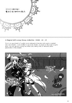 [Mekimeki Oukoku] A Magical Girls Lovey-Dovey Collection (Mahou Shoujo Lyrical Nanoha) [English] [YuriHouse & Yuri-ism]