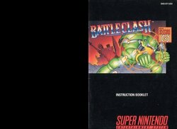 Battle Clash (1992) - SNES Manual