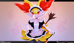 [Zy0n7] Braixen Maid Exclusive Gumroad Set