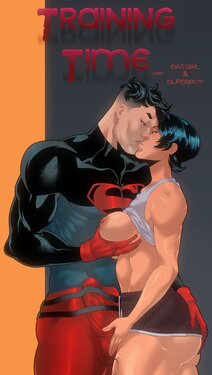 [Ashino Art] Batgirl & Superboy (Young Justice)