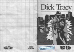 Dick Tracy (Sega Master System) Game Manual