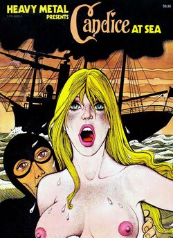 Heavy Metal Presents 1977 Book Candice At Sea