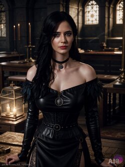 AI Eva Green #The Witcher Yennefer [AI Generated]