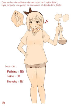 [Teruwo] Ryza ga Nice Body ni Naru Kusuri o Nondara Yosou Ijou ni Seichou shite shimatta E (Ryza no Atelier) (french)