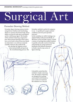 Surgical Art: Formulaic Reilly Drawing Method for Surgeon