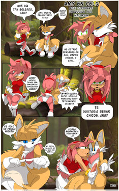 [Bleuhare] Amy in Heat | Amy en Celo (Sonic the Hedgehog) (Sonic the Hedgehog) [Spanish] [Malorum]