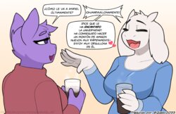 [Youwannaslap]Asriel In College (Spanish) [Queso2033]