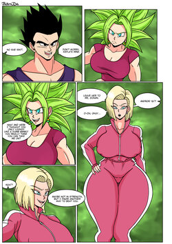 Android 18 vs kefla full fight [ bermuda art ]