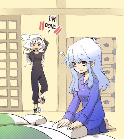 [Vivit Gray (Shinoasa)] Zokuzoku. 21 ji ni wa Nemui Keine Sensei | Keine-sensei's sleepy at 21 o'clock, again (Touhou Project) [English] [Gensokyo]