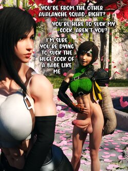 [SalamandraNinja] Yuffie, Tifa & Jessie