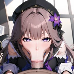 (アキ) Herta Blowjob Face [AI Generated]