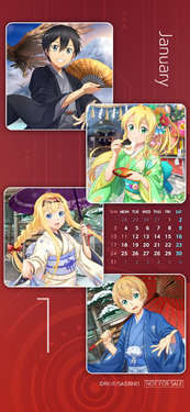 SAO 2021 Mobile Calendar Wallpapers