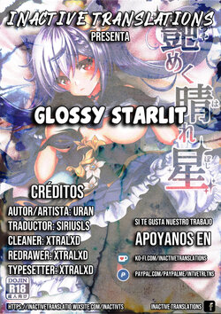 (COMIC1☆19) [URAN-FACTORY (URAN)] Tsuyameku Hareboshi | Glossy Starlit (Genshin Impact) [Spanish]