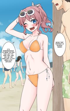 [Nihon Dandy (Matsuno Susumu)] Saaya Kiwadoi Mizugi | Saaya's Extremely Skimpy Swimsuit (BanG Dream!) [English]