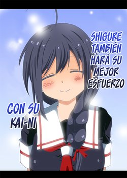 [Shino] Shigure mo Kai Ni de Ganbaru yo | Shigure también hará su mejor esfuerzo con su kai ni (Kantai Collection -KanColle-) [Spanish] [Rakuen Translations]