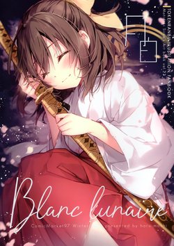 (C97) [Haru Mochi (Motiduki Siina)] Blanc lunaire (Touken Ranbu)