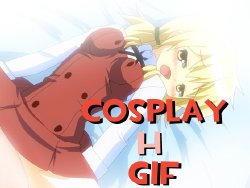 [Pain Train] Miyako to Cosplay H GIF (Hidamari Sketch)