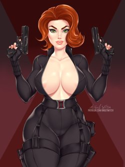 [Ange1Witch] Black Widow: Insta Waifu Superpower (Avengers)