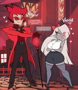 [Santi951] Alastor x Vaggie (Hazbin Hotel)