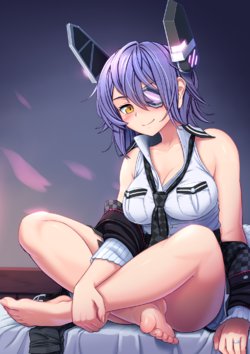 [Saitou Yamashironokami Yukihiko] Ninsai, Tenryuu ~Omiashi Ijiri~ (Kantai Collection -KanColle-)