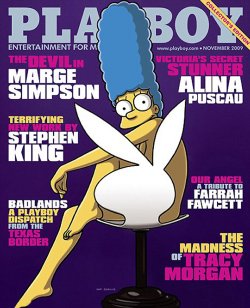 Marge Simpson in Playboy