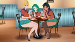 [Isis] Outers at a Cafe (Bishoujo Senshi Sailor Moon)