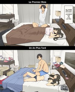 [Wakamatsu] A Day in the Life of a Couple: Their First Month Living Together vs. One Year Later | Une journée dans la vie d'un couple : Premier mois vs un an plus tard [French] [Histoire d'Hentai]