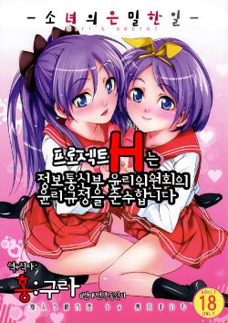 (C72) [Neko Iri Bako Dairi (Maimu-Maimu)] Shoujo no himegoto Girl's secret (Lucky Star) [Korean]