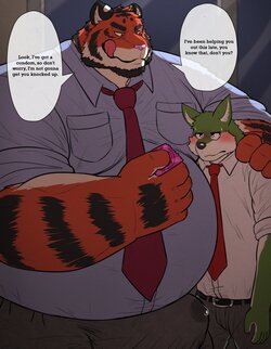 [nullraihigi] Overtime with the tiger boss [English]
