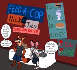 [SpazzyHyena] Feed-A-Cop Growth Drive! (Zootopia)