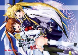 [MajesticRune (Kurogane)] Kirameku Tsubasa ni Omoi o Hasete Todoku to Iina, Watashi no Yuuki (Magical Girl Lyrical Nanoha) [Digital]