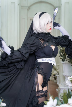 [niyeye] 2B Photo Album Vol.32 Stockings ver (NieR: Automata)