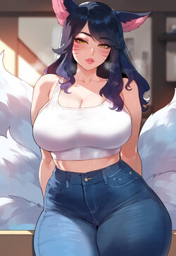 [MiyuAI] Ahri Home Visit (Patreon) [AI Generated]