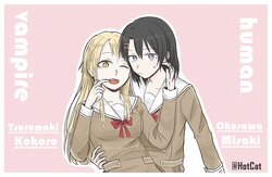 Vampire Kokoro and Human Misaki (BanG Dream!) (English)