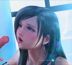 [Sakimichan] Tifa Lockhart x Cloud (final fantasy) [Animated]