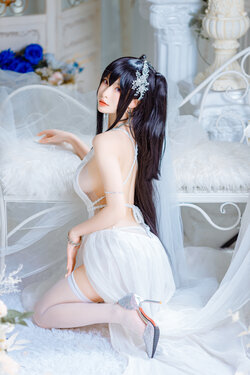 清水由乃 - Taihou wedding dress