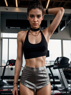 AI Ellie Williams #Last Of Us 2 at Gym [AI Generated]