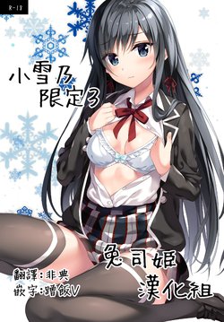 (C95) [P:P (Oryou)] Yukinon Gentei 3 | 小雪乃限定3 (Yahari Ore no Seishun Love Come wa Machigatteiru.) [Chinese] [兔司姬漢化組]