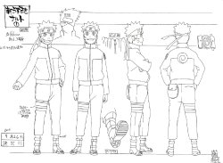Naruto Shippuuden character sheets