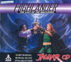 Highlander (Jaguar) Game Manual