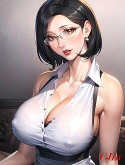 [CjinAl] Mihori Shouda from hentai manga - [Kojima Miu] Nympho Maman Boshi Soukan - Mama no Shikyuu wa Boku no Mono [Ai Generated]