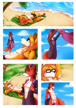 A Foxy Day At The Beach