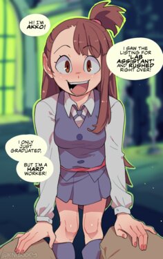 [Knuxxxy] Akko's New Job (Little Witch Academia)