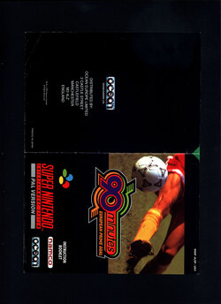 90 Minutes: European Prime Goal (1995) - SNES Manual (High Quality)