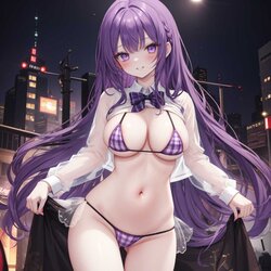 purple bikini~~❤ [AI Generated]