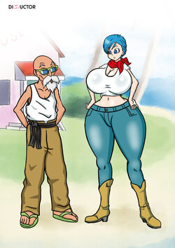 [Dibuctor] Bulma and Master Roshi (Dragon Ball Super)