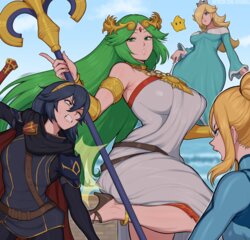 [Afrobull] Fan-Art Poll Winner - Palutena (Super Smash Bros.)